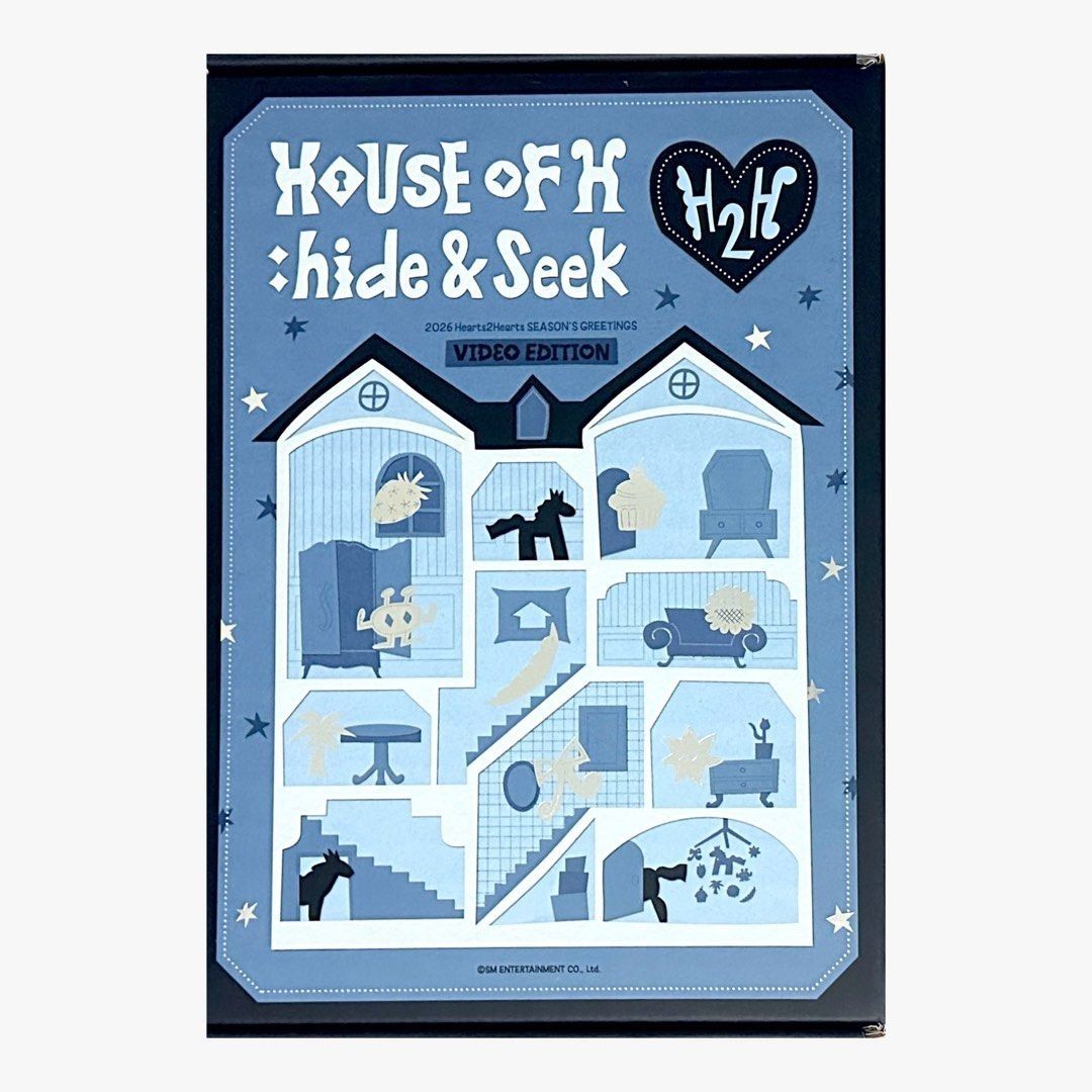 [現貨] HEARTS2HEARTS H2H 2026 SEASON'S GREETINGS HOUSE OF H: HIDE & SEEK VIDEO EDITION 官方周邊 台曆 年曆 特典 小卡 周邊 代購