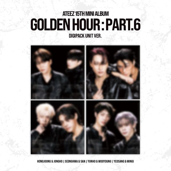 ATEEZ 15TH MINI ALBUM [GOLDEN HOUR : PART.6] (DIGIPACK UNIT VER.)