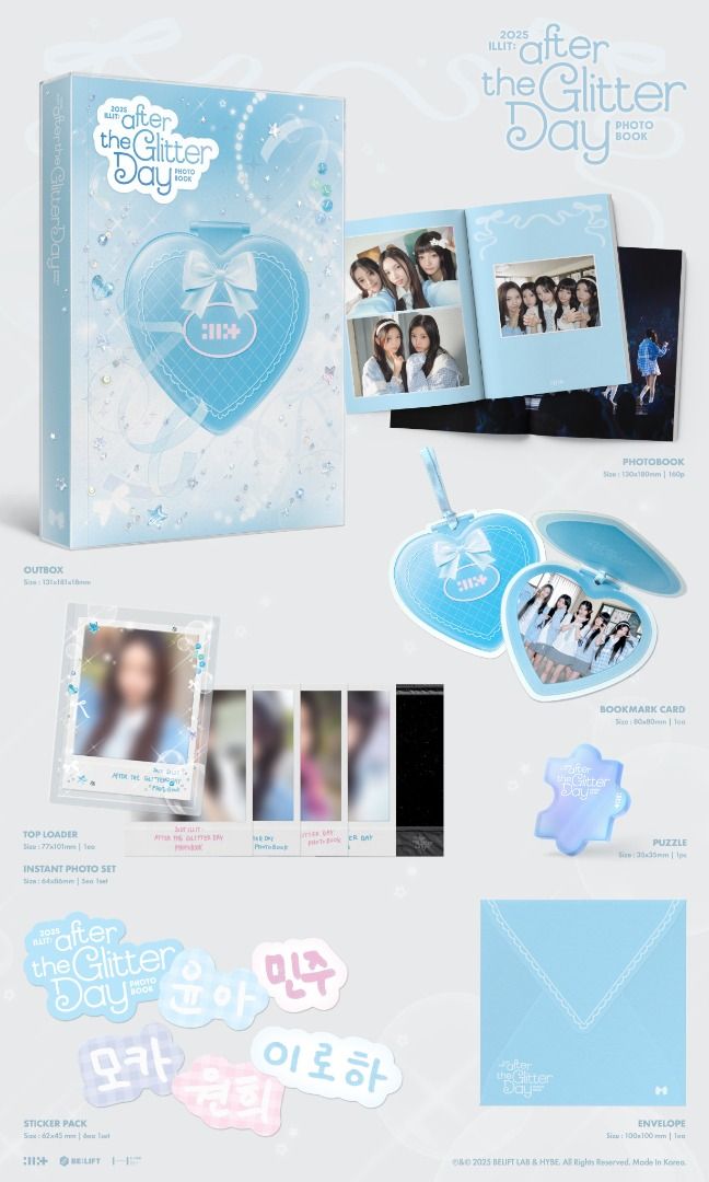 ILLIT PHOTOBOOK [2025 ILLIT: AFTER THE GLITTER DAY]