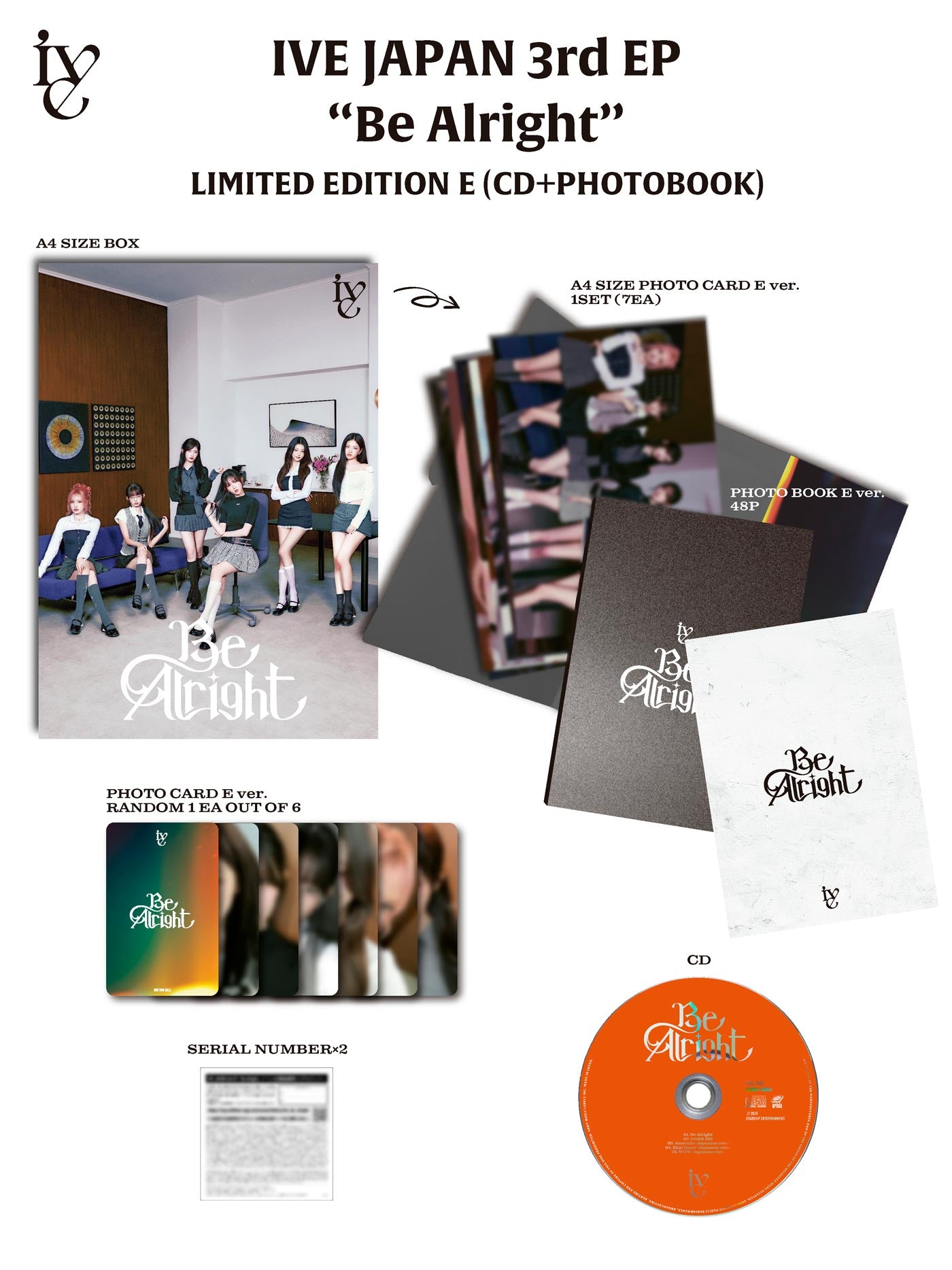 IVE JAPAN 3RD EP ALBUM BE ALRIGHT