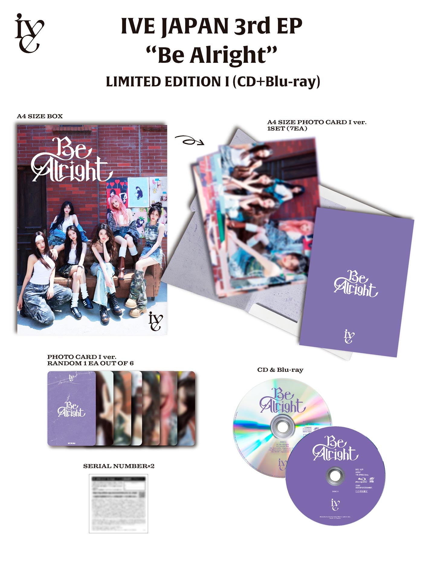 IVE JAPAN 3RD EP ALBUM BE ALRIGHT