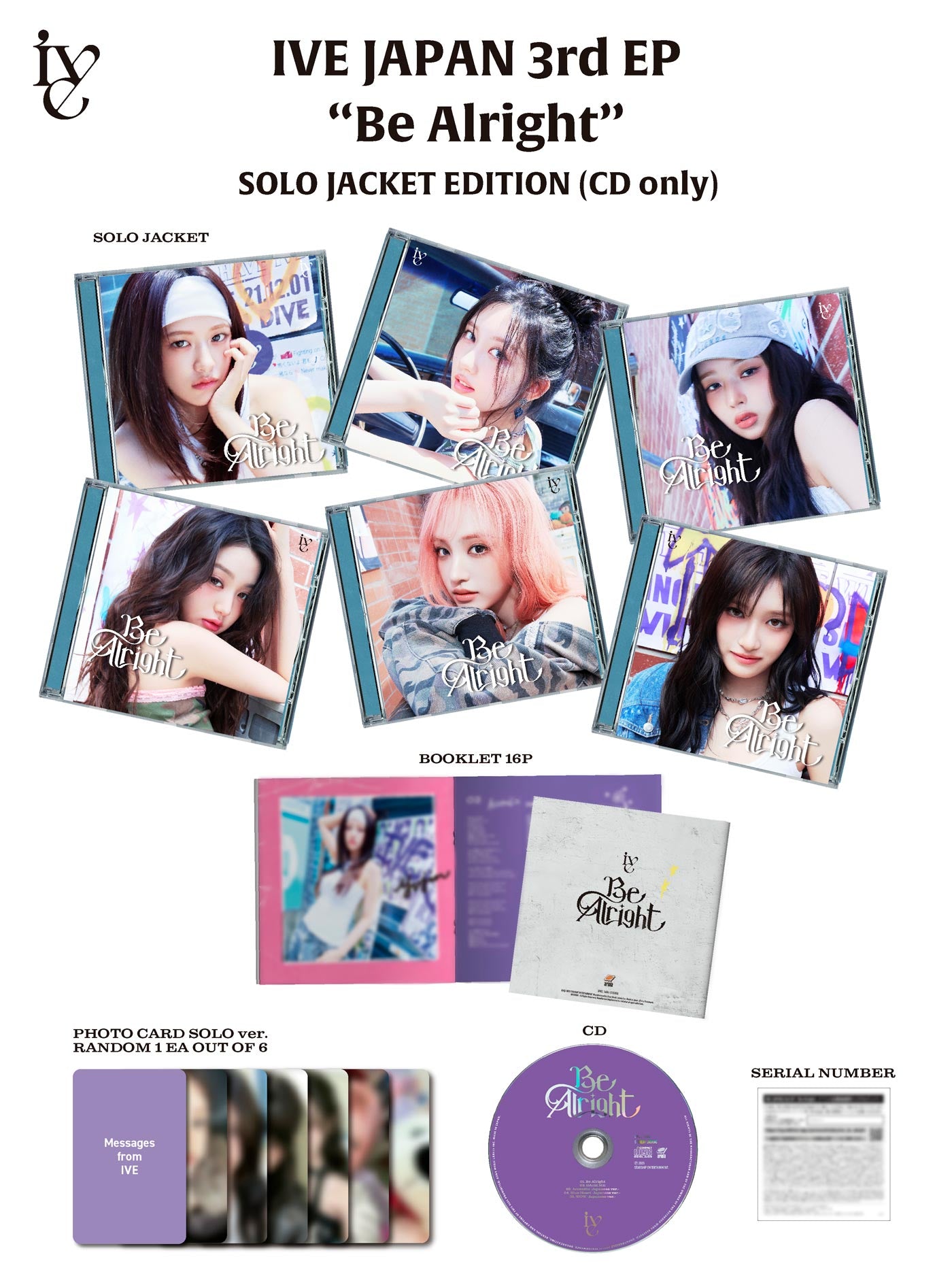IVE JAPAN 3RD EP ALBUM BE ALRIGHT