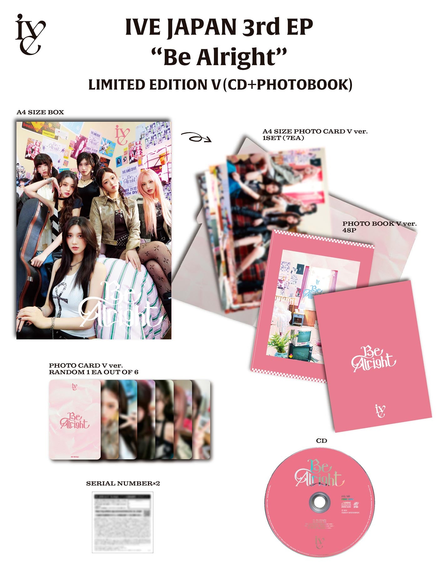 IVE JAPAN 3RD EP ALBUM BE ALRIGHT