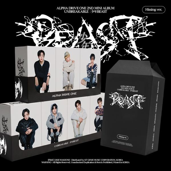 ALPHA DRIVE ONE 2ND MINI ALBUM [UNBREAKABLE : 少年BEAST] (HISSING VER.)