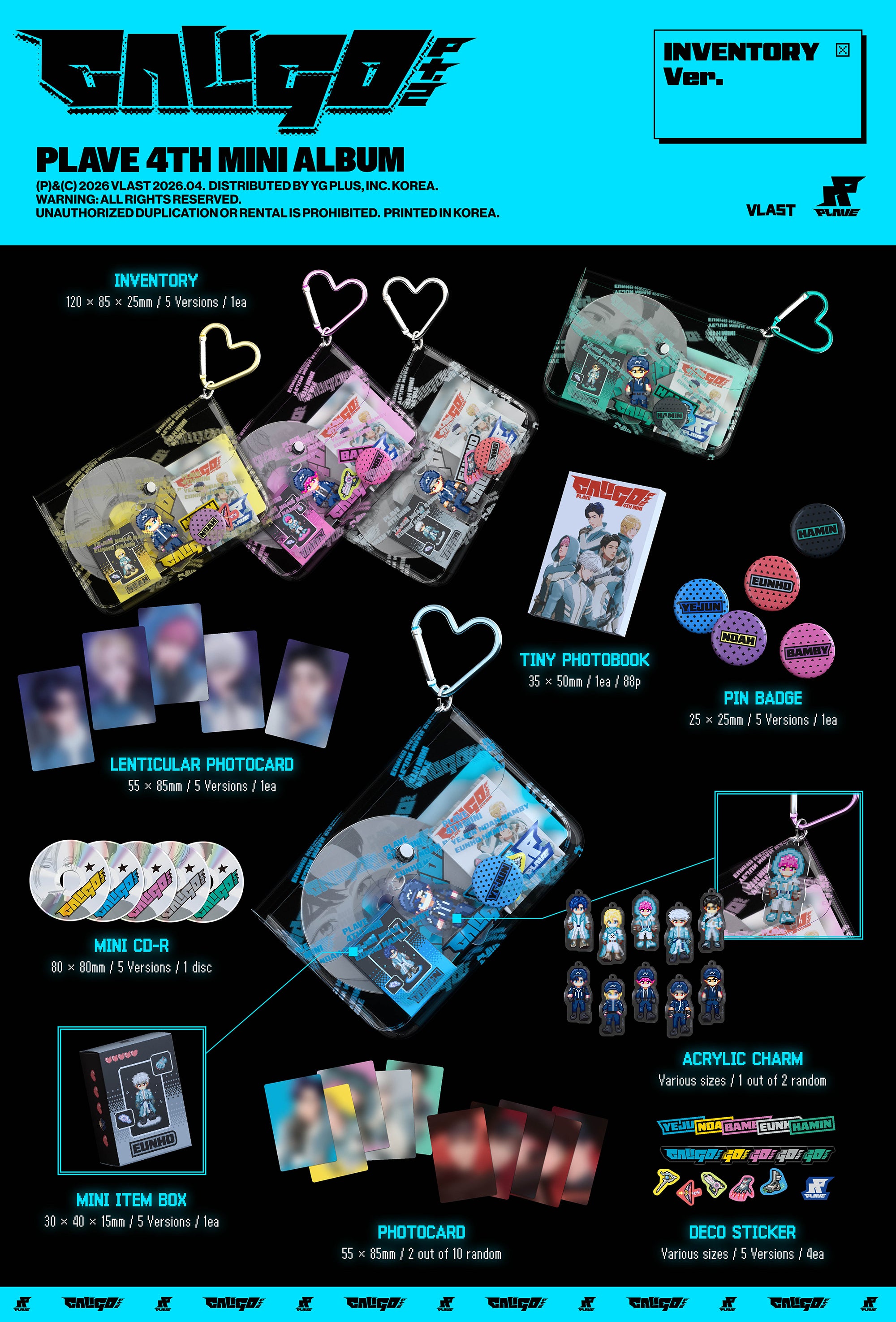 PLAVE 4TH MINI ALBUM [CALIGO PT.2] (INVENTORY VER.)