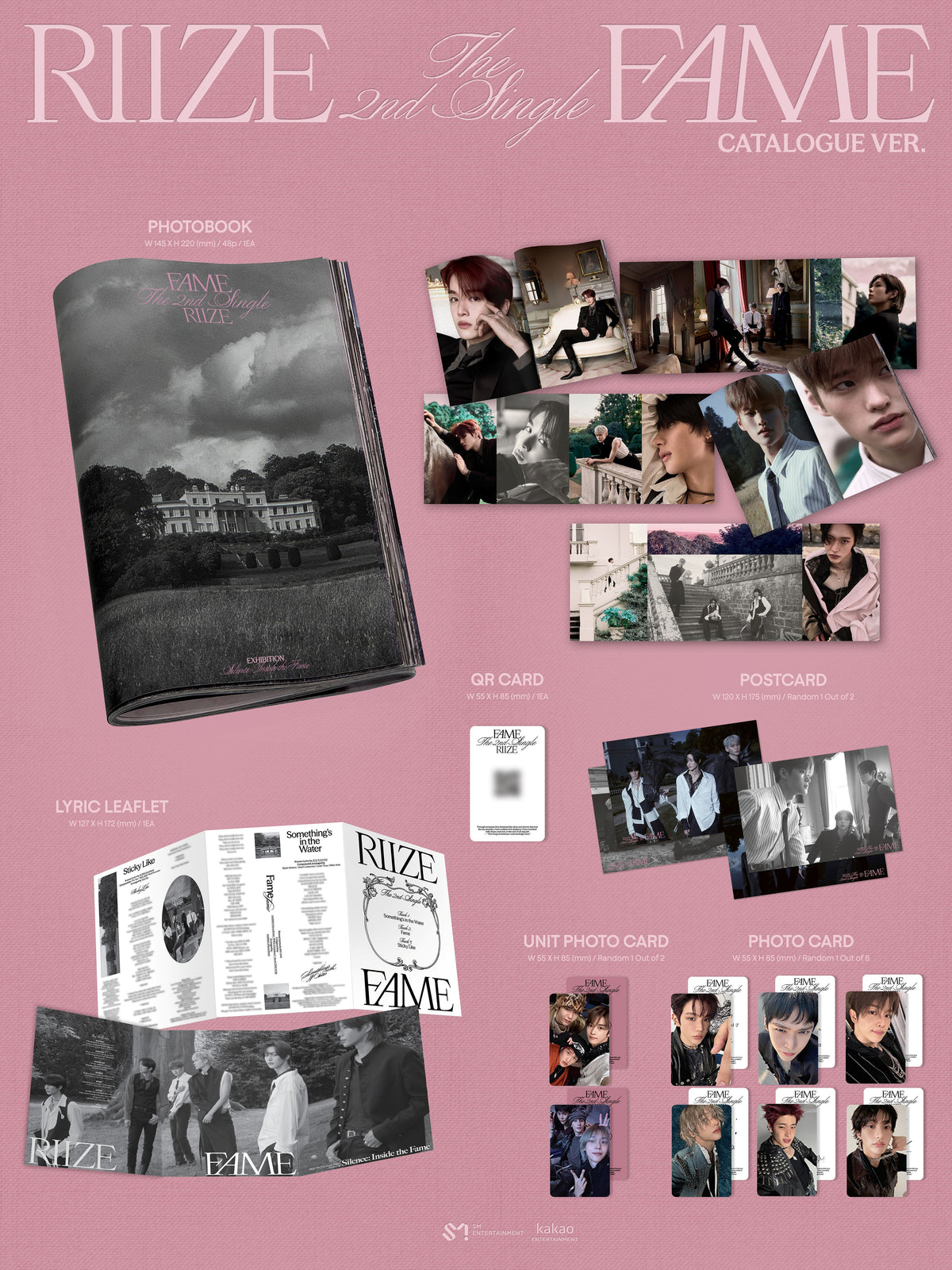 RIIZE 2ND SINGLE ALBUM [FAME] (CATALOGUE VER.) (SMART ALBUM)