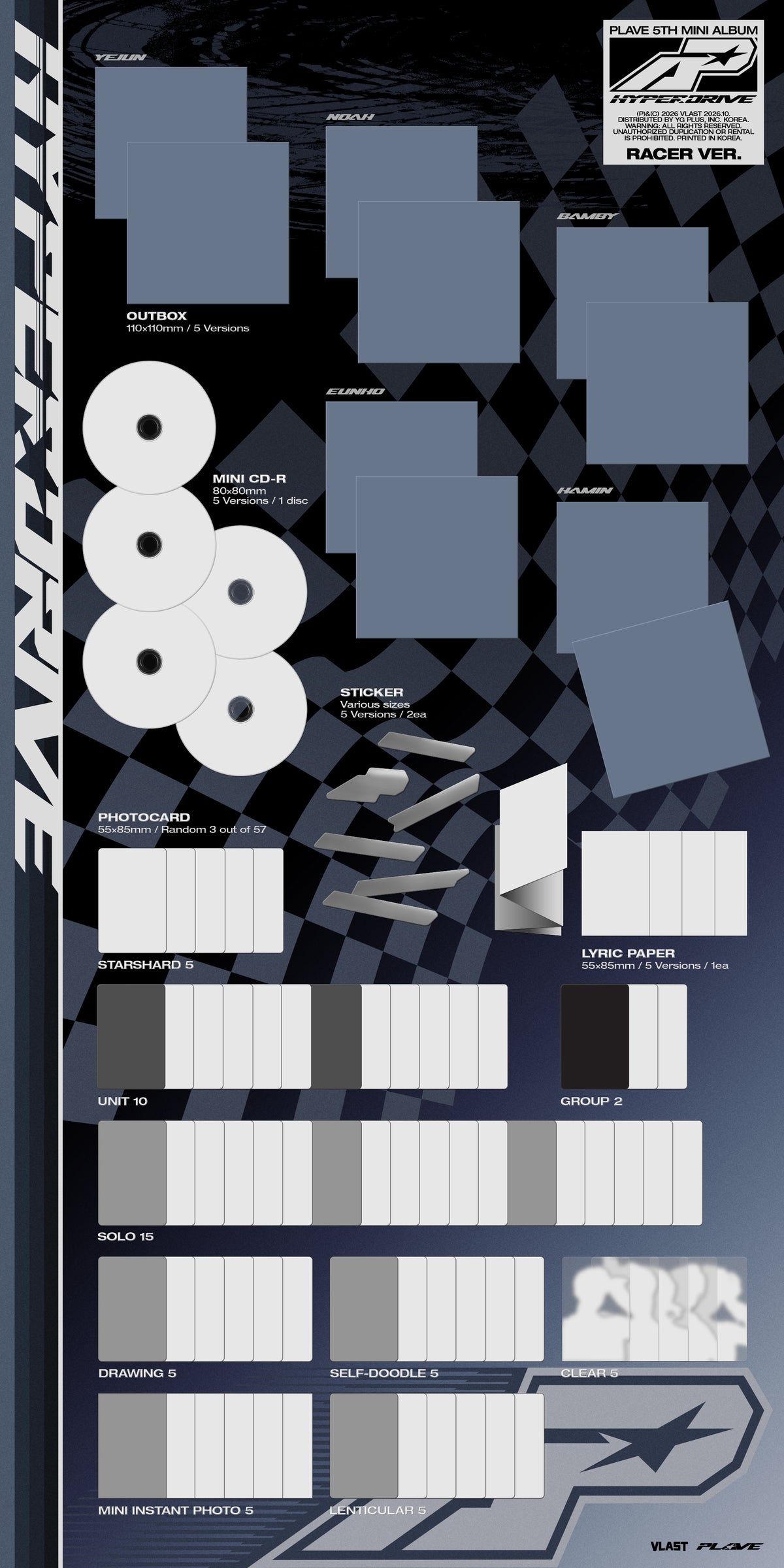 PLAVE 5TH MINI ALBUM 'HYPERDRIVE' (RACER VER.)