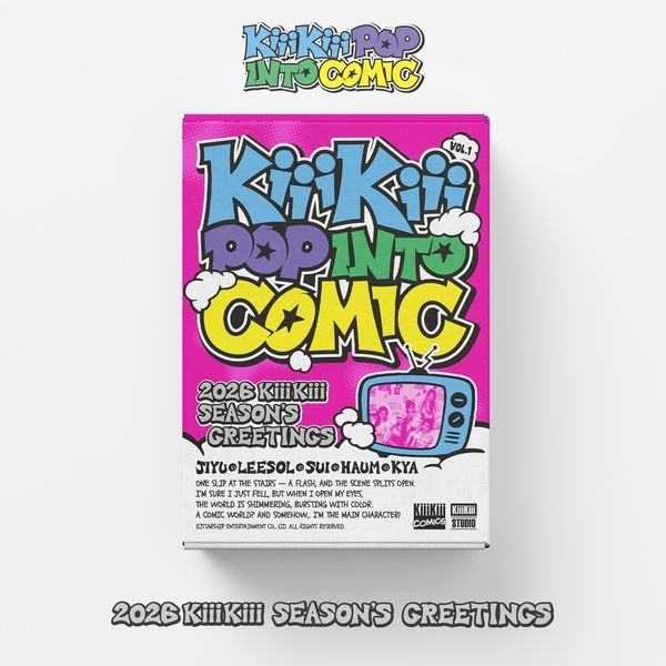 [現貨] KIIIKIII 2026 SEASON'S GREETINGS KIIIKIII POP INTO COMIC SG 官方周邊 台曆 年曆 特典 小卡 周邊 代購