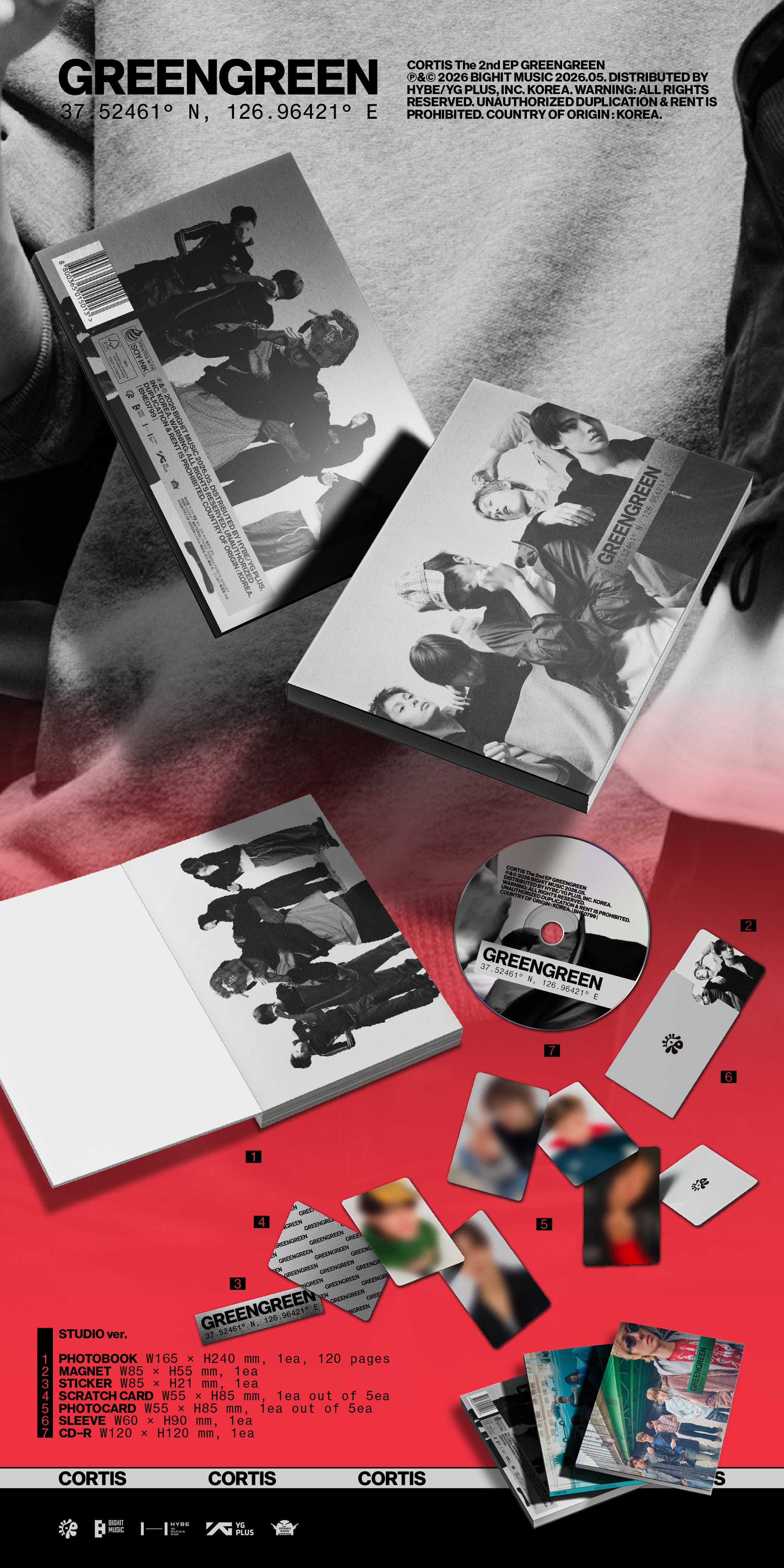 CORTIS 2ND EP ALBUM [GREENGREEN] (PHOTOBOOK VER.)