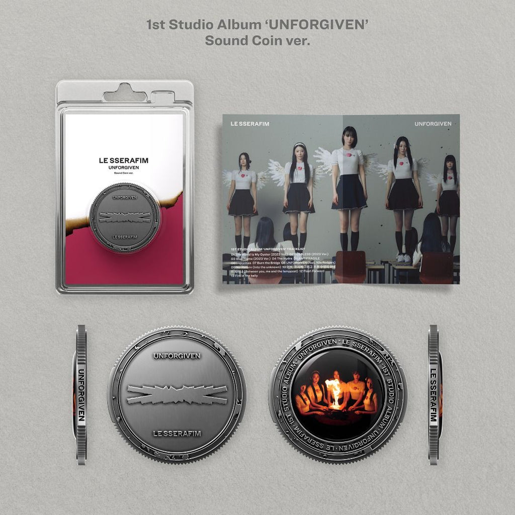 [預購] LE SSERAFIM SOUND COIN ALBUM 專輯 小卡 硬幣專 LESSERAFIM CRAZY HOT EASY UNFORGIVEN FEARLESS ANTIFRAGILE