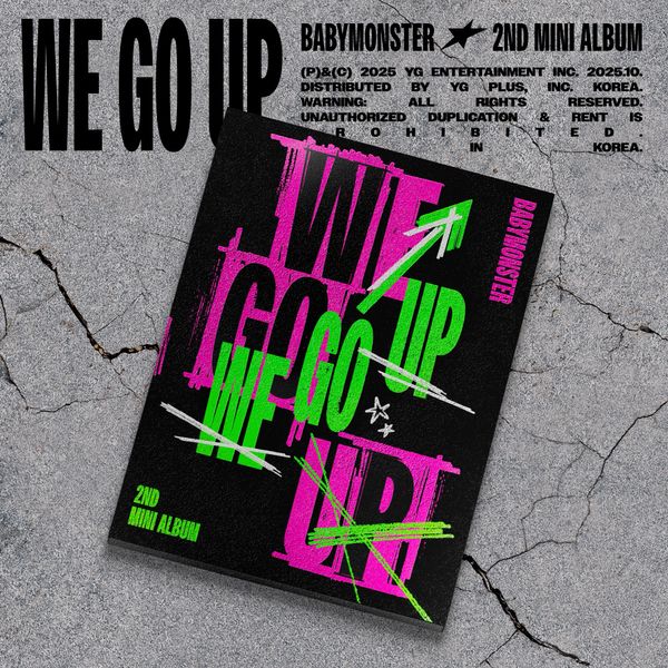 BABYMONSTER 2ND MINI ALBUM [WE GO UP] (WE / GO / UP VER.)