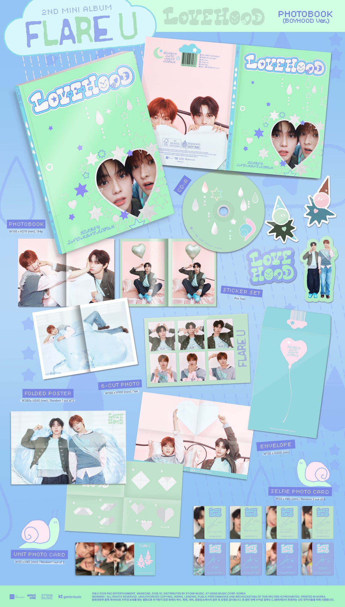 FLARE U 2ND MINI ALBUM [LOVEHOOD] (PHOTOBOOK VER.)
