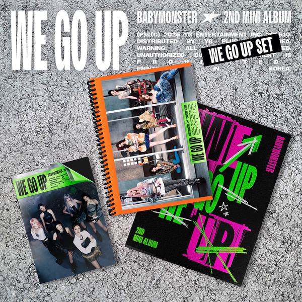 BABYMONSTER 2ND MINI ALBUM [WE GO UP] (WE / GO / UP VER.)