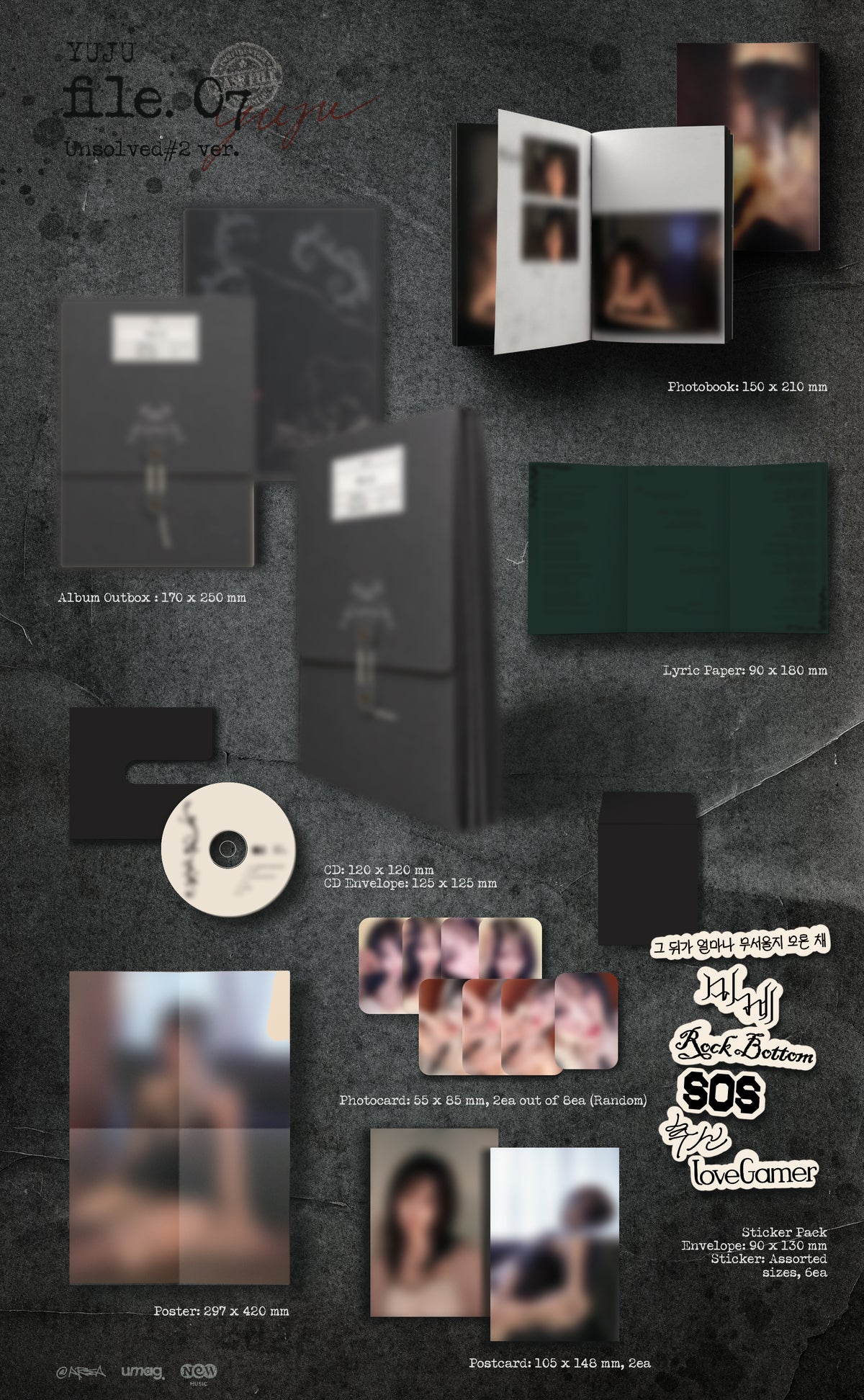 YUJU 4TH MINI ALBUM [file. 07] (UNSOLVED VER.)