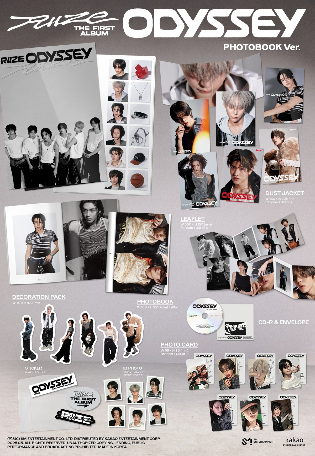 RIIZE 1ST ALBUM [ODYSSEY] (PHOTOBOOK VER.)