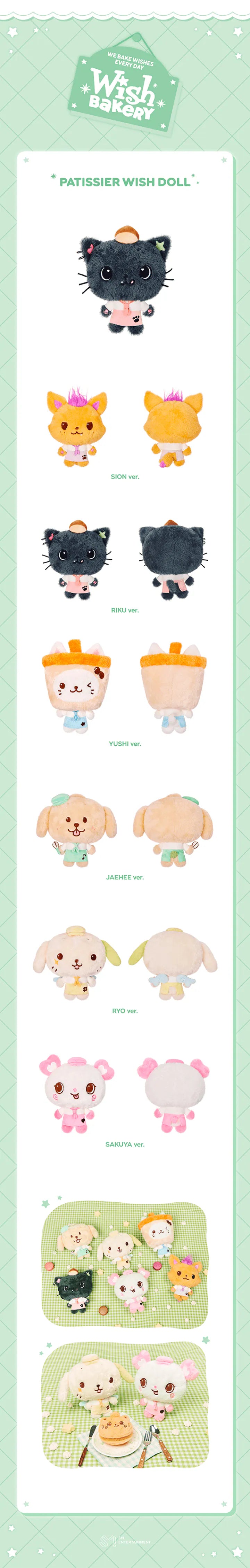 NCT WISH PATISSIER WISH DOLL [WISH BAKERY] POP-UP MD