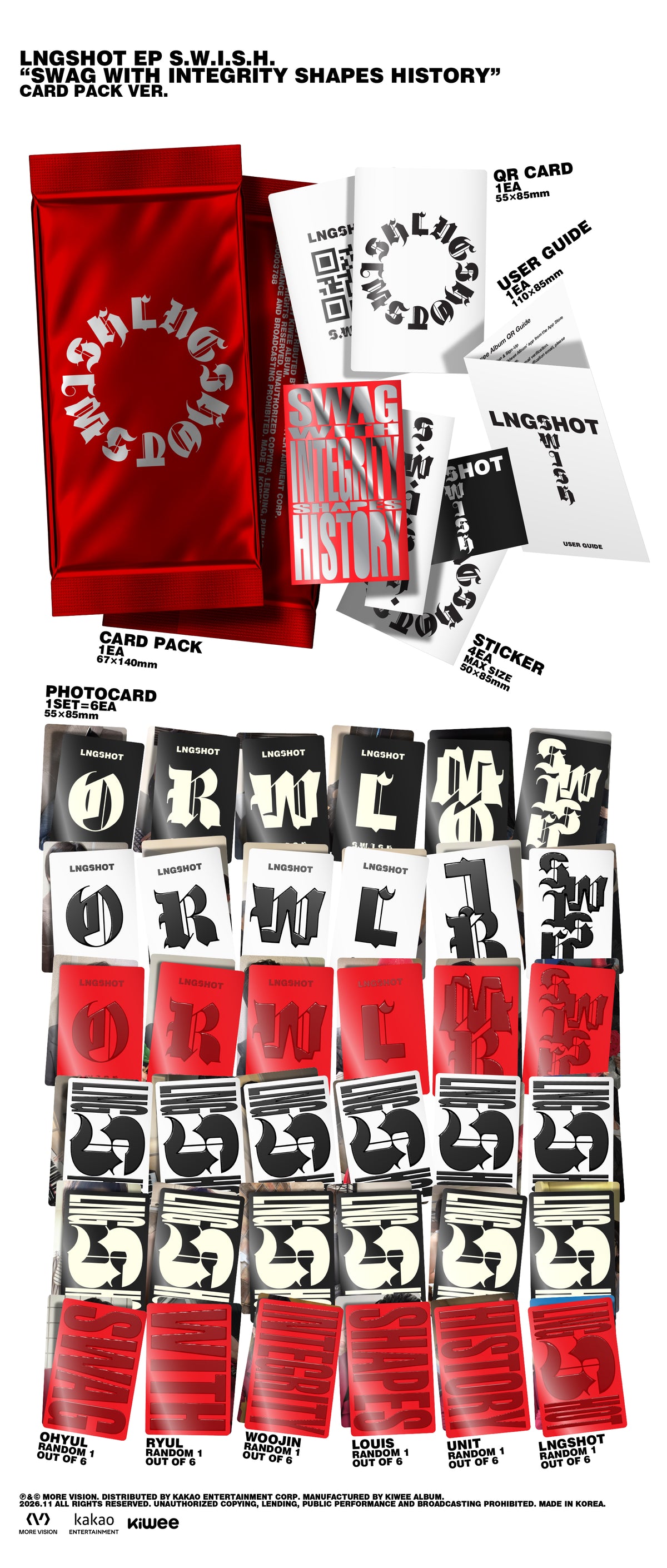 LNGSHOT EP ALBUM [S.W.I.S.H.] (CARD PACK VER.)