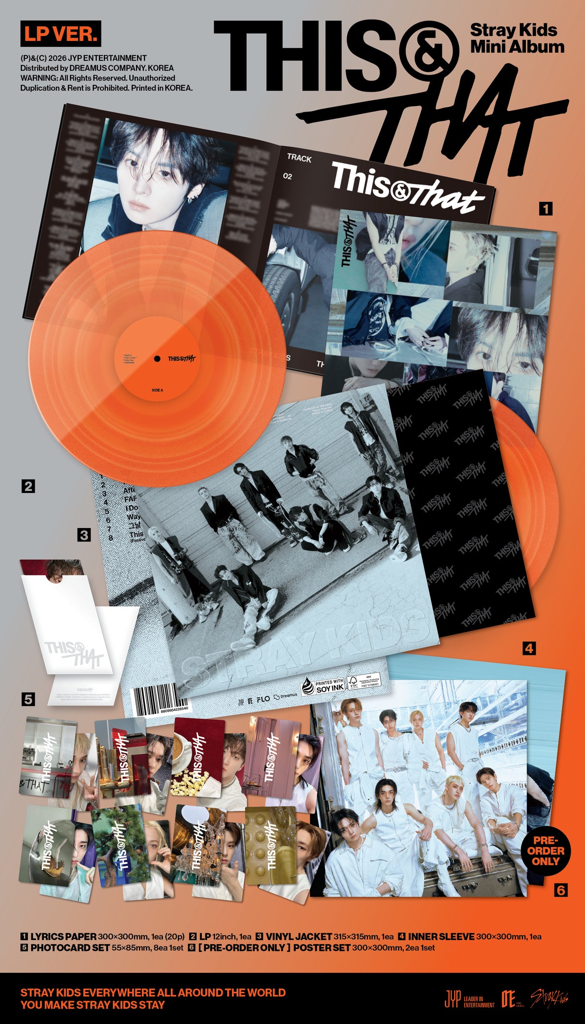 STRAY KIDS 10TH MINI ALBUM [THIS & THAT] (LP VER.)