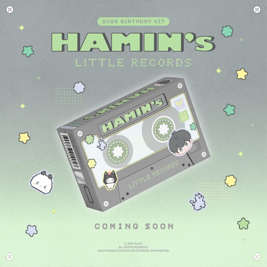 [現貨] PLAVE 河玟 HAMIN 生日禮盒 HAMIN's LITTLE RECORDS 小卡 周邊 特典 週邊 娃 公仔