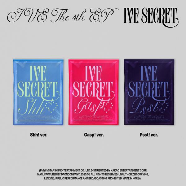 IVE 4TH MINI ALBUM [IVE SECRET] (PHOTOBOOK VER.)