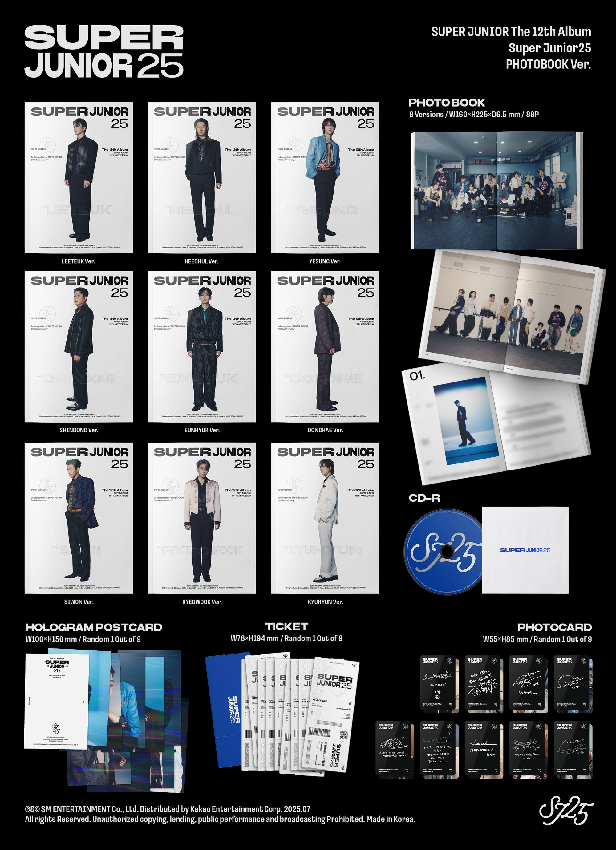 SUPER JUNIOR 12TH ALBUM [SUPER JUNIOR25] (PHOTOBOOK VER.)