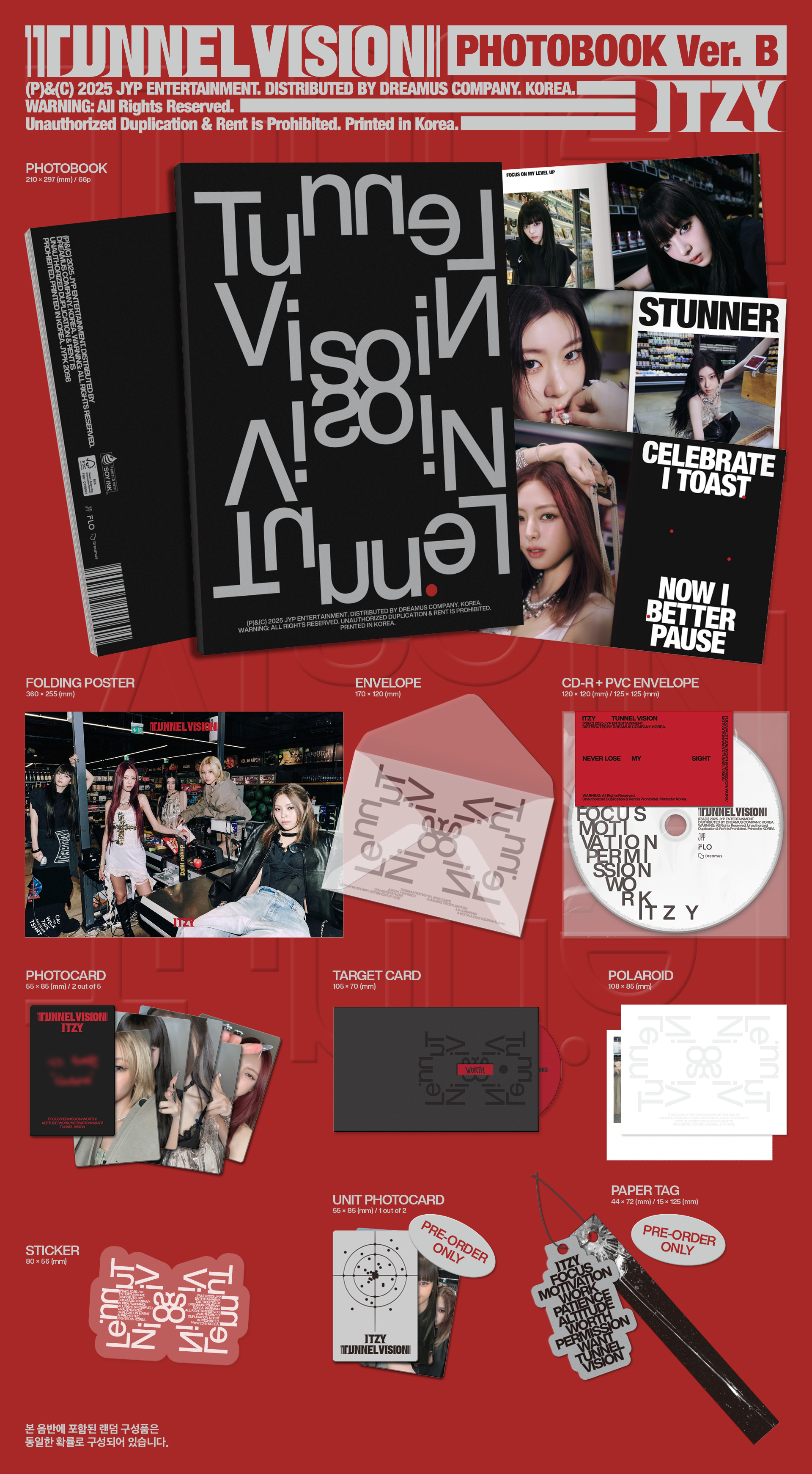 ITZY 11TH MINI ALBUM [TUNNEL VISION] (PHOTOBOOK VER.)