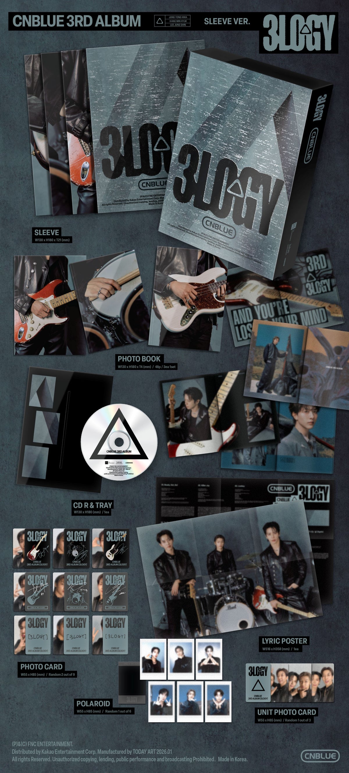 CNBLUE 3RD ALBUM [3LOGY] (SLEEVE VER.)
