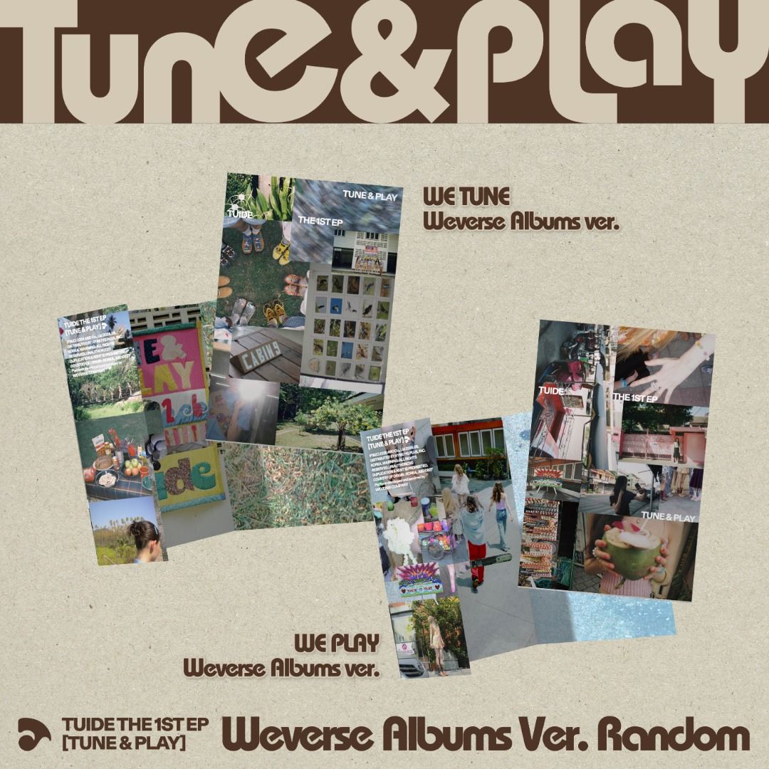 TUIDE THE 1ST EP ALBUM [TUNE & PLAY] (WEVERSE ALBUMS VER.)