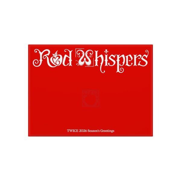 [現貨] TWICE 2026 SEASON'S GREETINGS RED WHISPERS 官方周邊 台曆 年曆 特典 小卡 周邊 代購