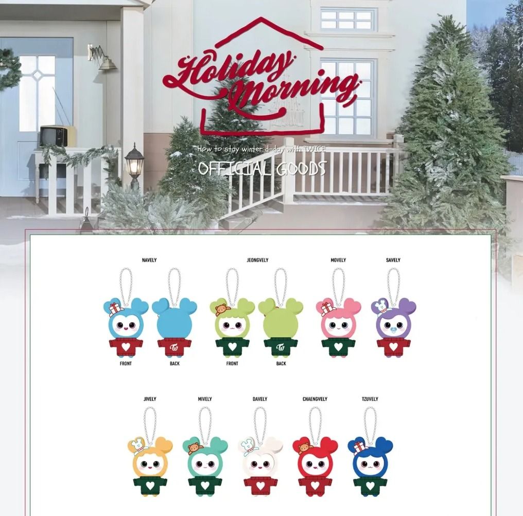 [現貨] TWICE 冬日快閃 JAPAN 日本 POP UP 娃 LOVELY PLUSH DOLL KEYRING 公仔 娃娃 周邊 小卡