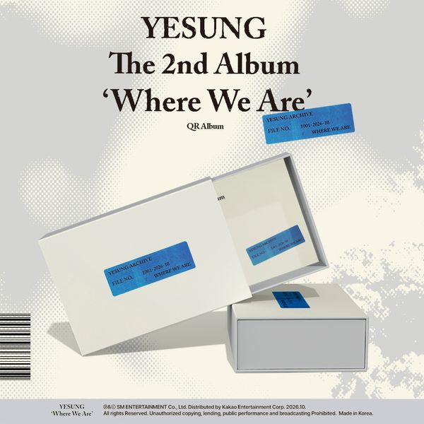 YESUNG THE 2ND ALBUM [WHERE WE ARE] (QR VER.) (SMART ALBUM)