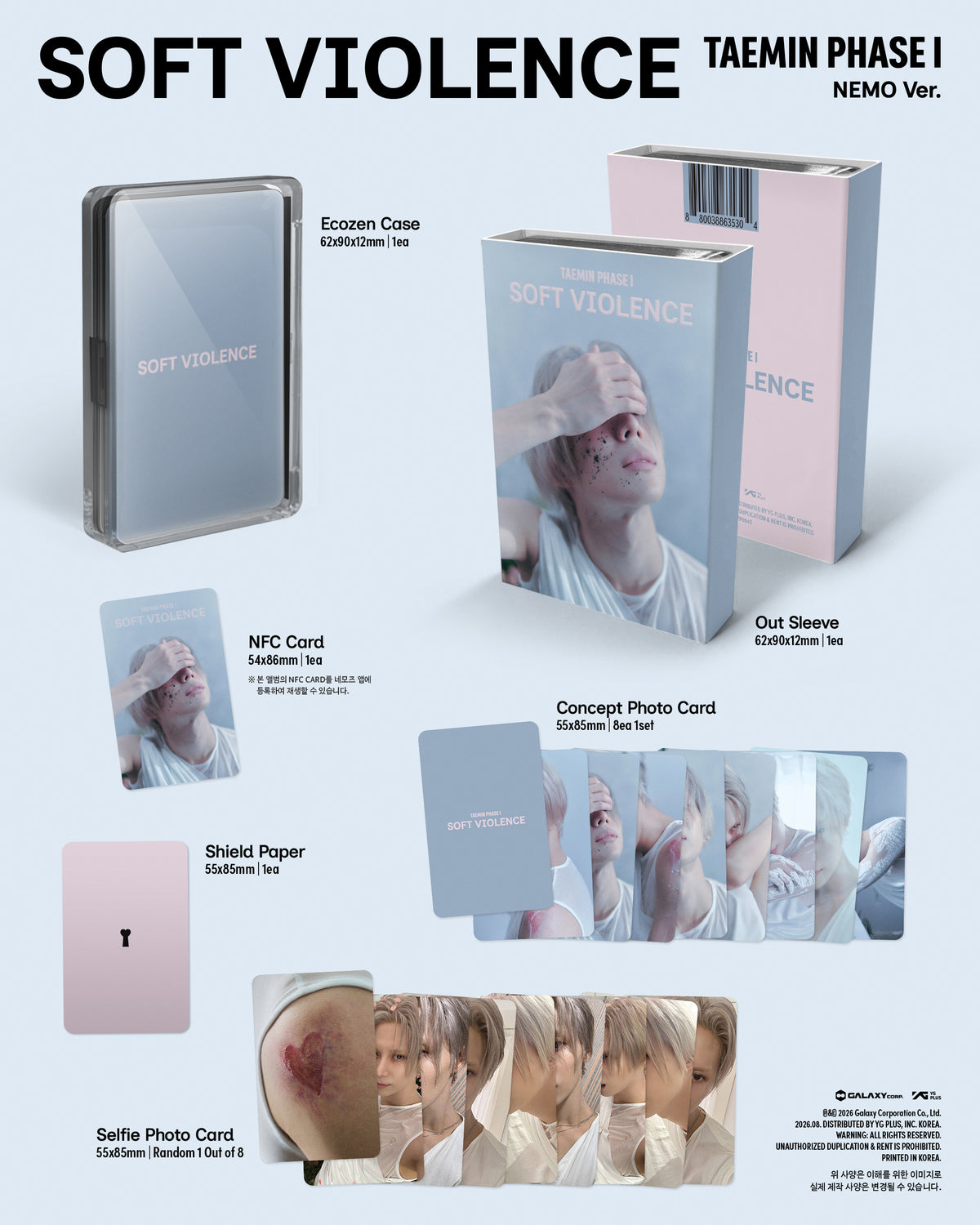 SHINEE TAEMIN [PHASE I : SOFT VIOLENCE] (NEMO VER.)