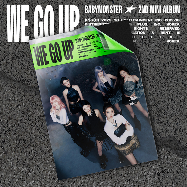 BABYMONSTER 2ND MINI ALBUM [WE GO UP] (WE / GO / UP VER.)