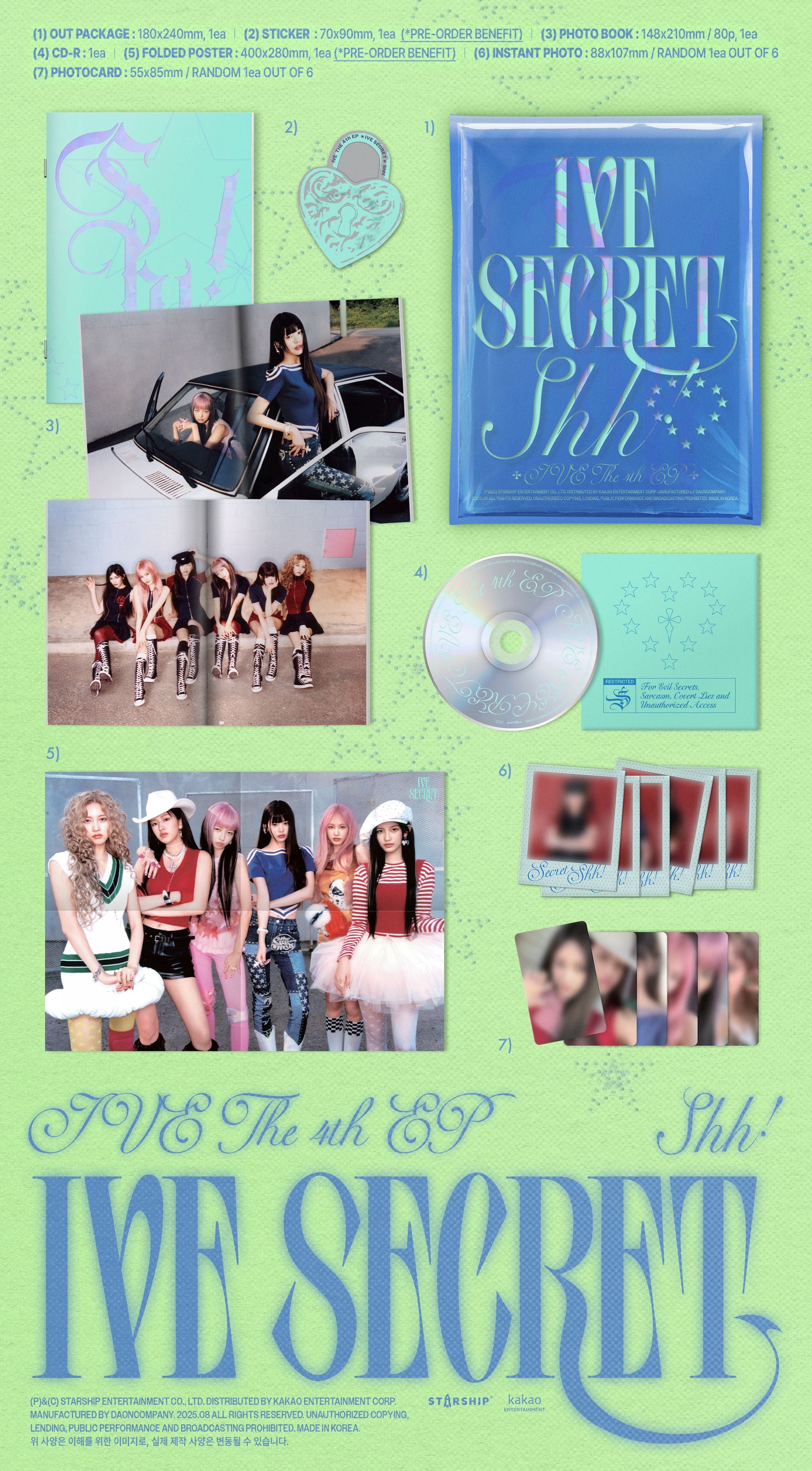 IVE 4TH MINI ALBUM [IVE SECRET] (PHOTOBOOK VER.)