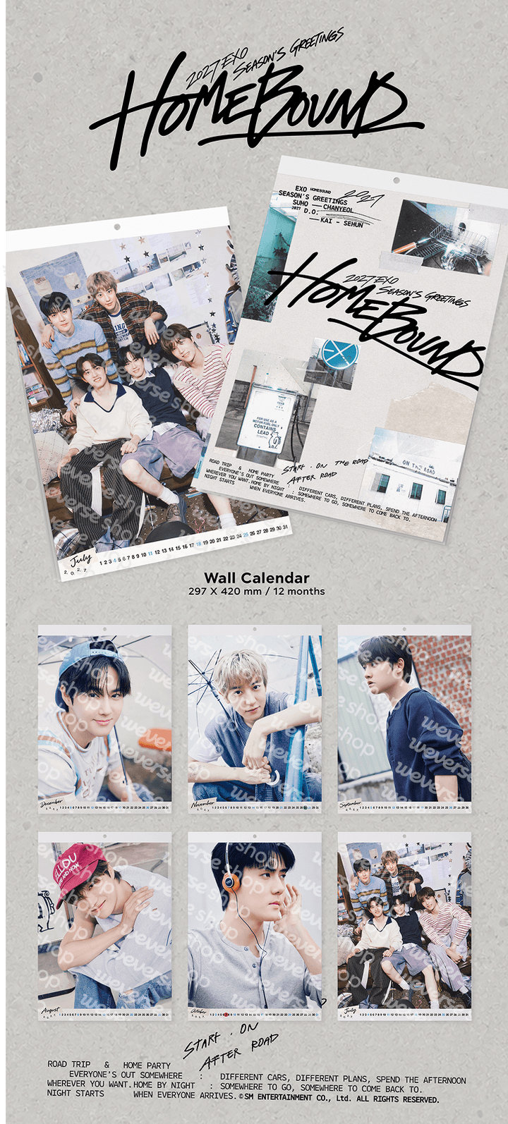 EXO - 2027 SEASON'S GREETINGS (+ WALL CALENDAR)