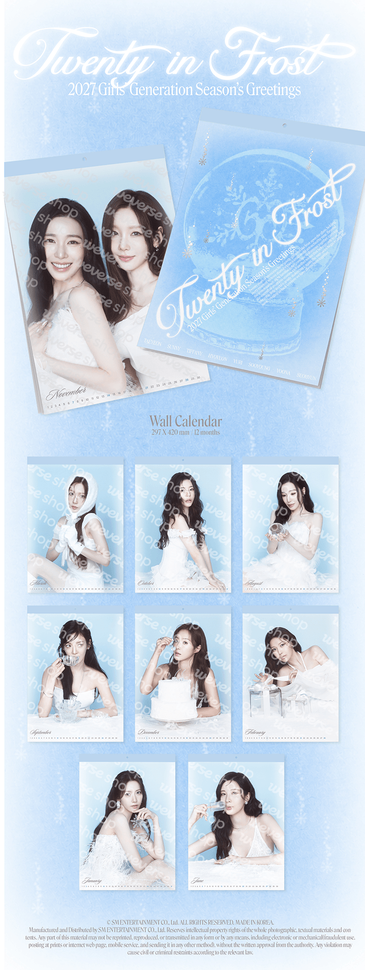 GIRLS' GENERATION - 2027 SEASON'S GREETINGS (+ WALL CALENDAR)