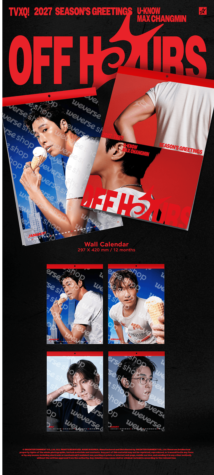 TVXQ! - 2027 SEASON'S GREETINGS (+ WALL CALENDAR)