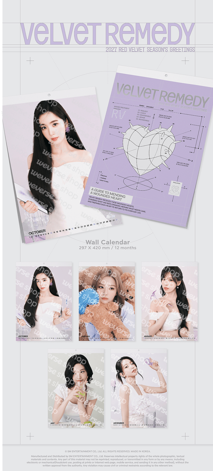 RED VELVET - 2027 SEASON'S GREETINGS (+ WALL CALENDAR)