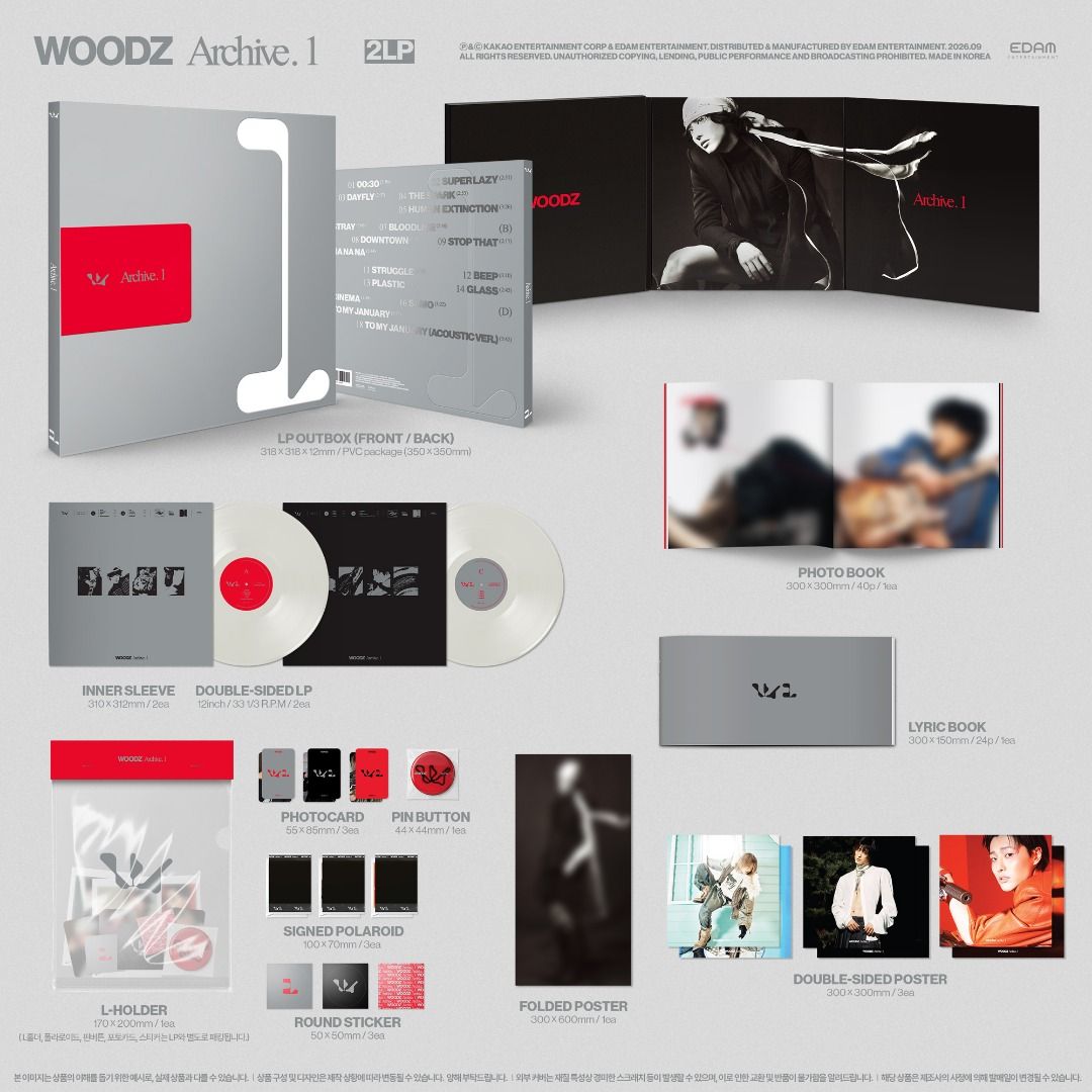 WOODZ 1ST FULL ALBUM [ARCHIVE. 1] (2LP)