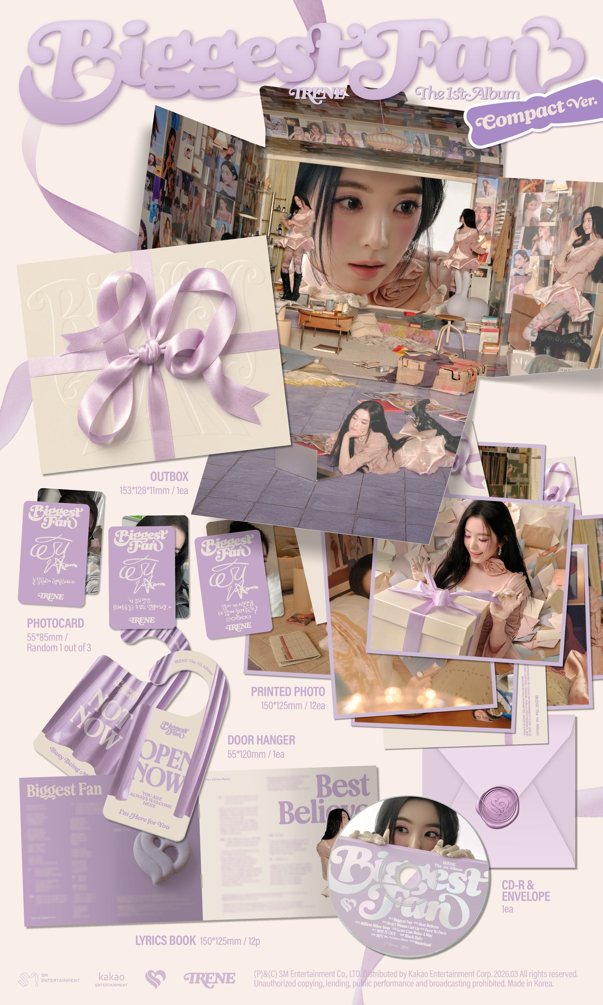 IRENE 1ST ALBUM [BIGGEST FAN] (COMPACT VER.)